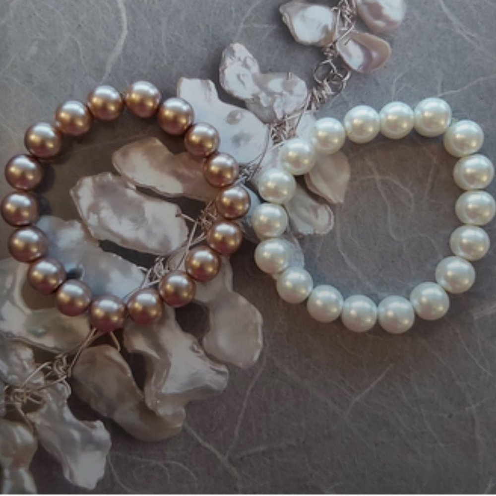 💜3 for 20$: 2 Fashion Pearl Bracelet